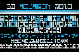 BD Kickrom Mono: A Retro-Futuristic Typeface for Bold Ideas