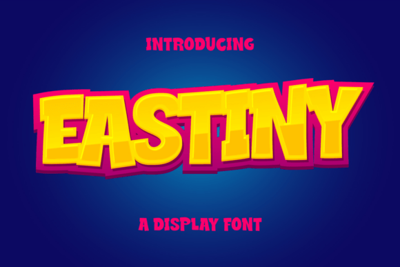 Eastiny: The Bold Display Font That Demands Attention