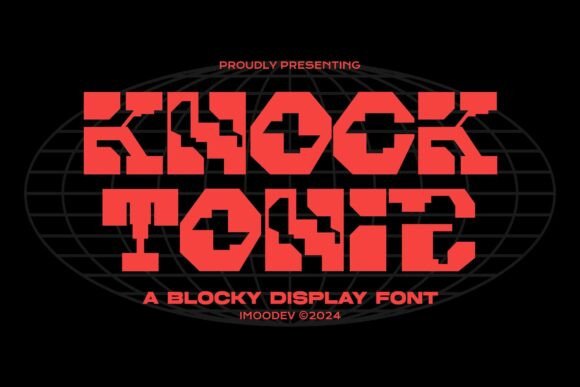 Knock Tonic: A Bold Typeface for Future-Focused Projects