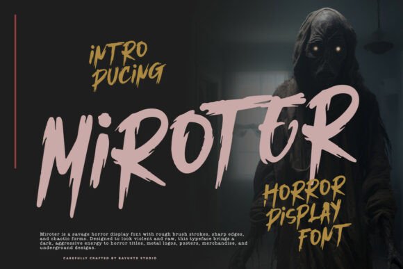 Miroter: When Your Project Needs a Font That Bites Back