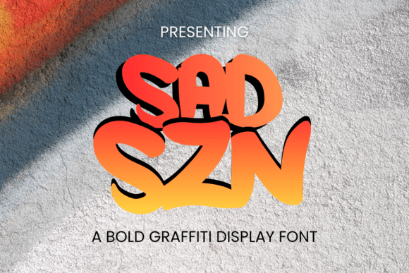 Sad Szn: The Graffiti Font That Demands Attention