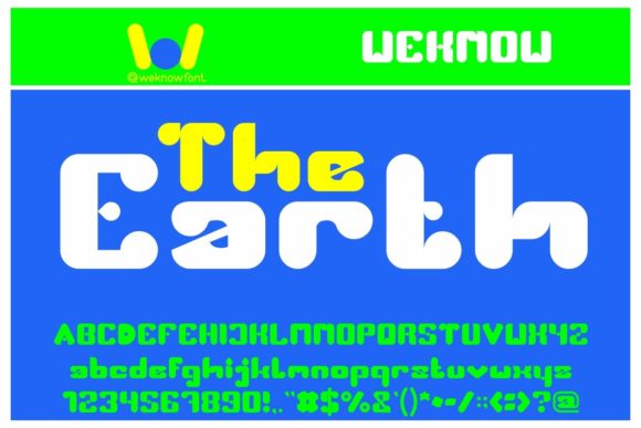 The Earth Font: A Fresh Take on Display Typography