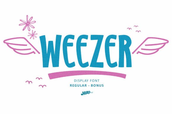 Weezer: The Playful Display Font That Brings Energy to Any Project